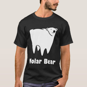 Molarer Bärn-polarer Zahn-Bär T-Shirt