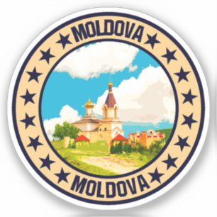 Moldau Aufkleber