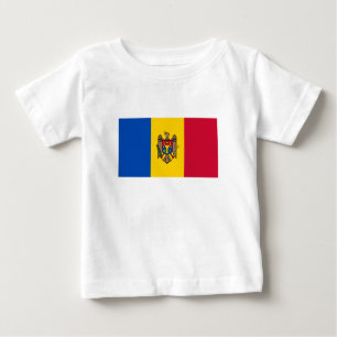 Moldau-Flagge Baby T-shirt