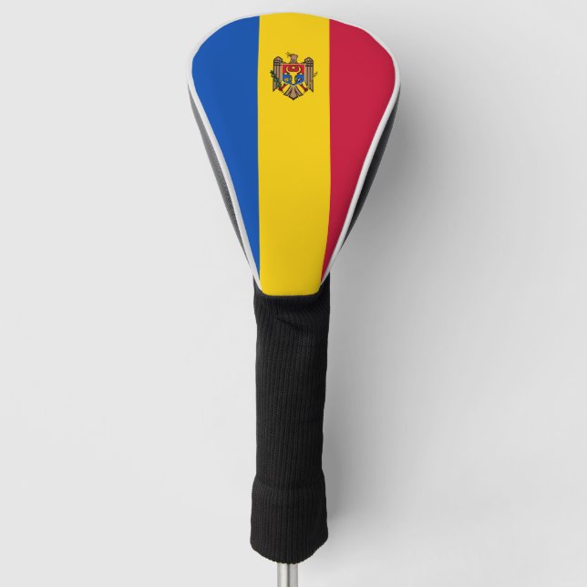 Moldau-Flagge Golf Headcover (Vorderseite)