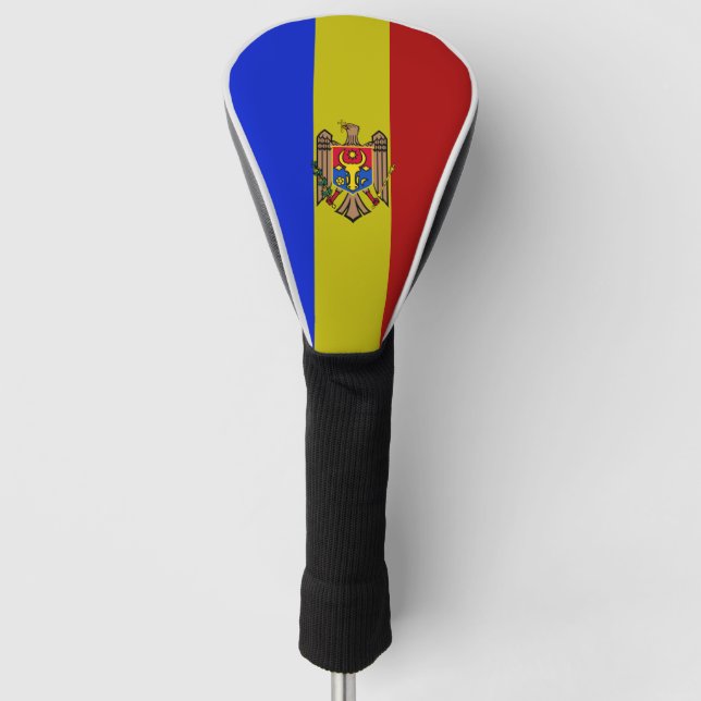 Moldau-Flagge Golf Headcover (Vorderseite)
