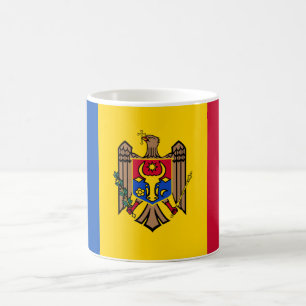 Moldau-Flagge Kaffeetasse