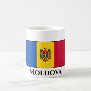 Moldau-Flagge Kaffeetasse