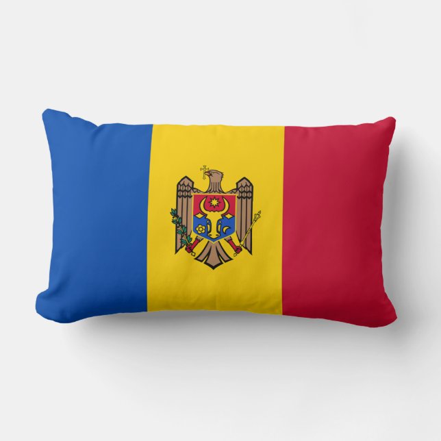 Moldau-Flagge Lendenkissen (Vorderseite)