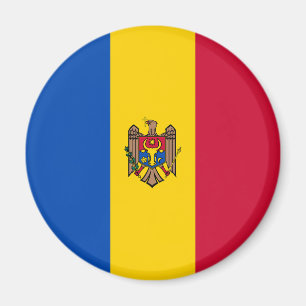 Moldau-Flagge Magnet