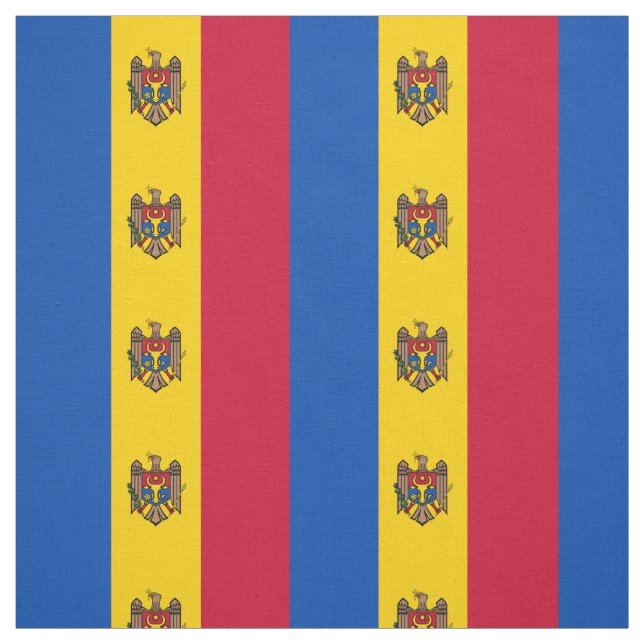 Moldau-Flagge Stoff (Muster)