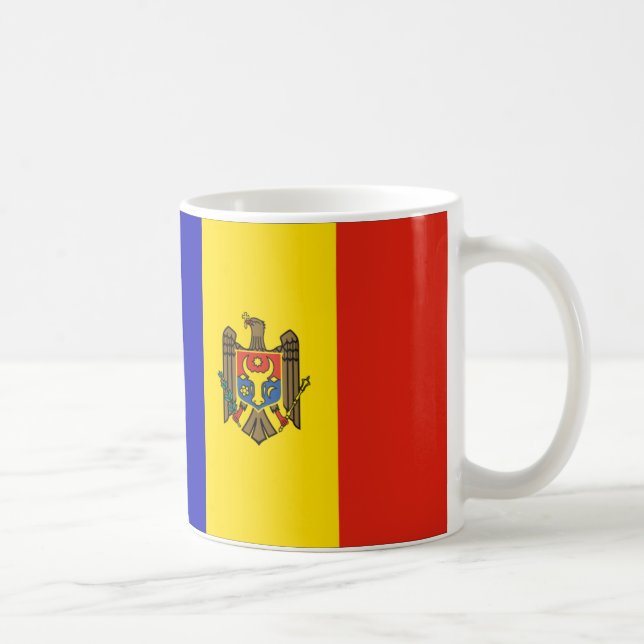Moldau-Flagge Tasse (Rechts)