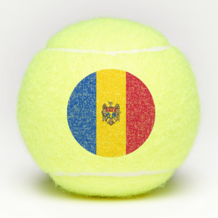 Moldau-Flagge Tennisbälle