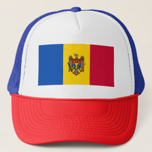 Moldau-Flagge Truckerkappe