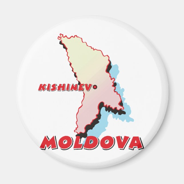 Moldau-Magnet Magnet (Vorne)