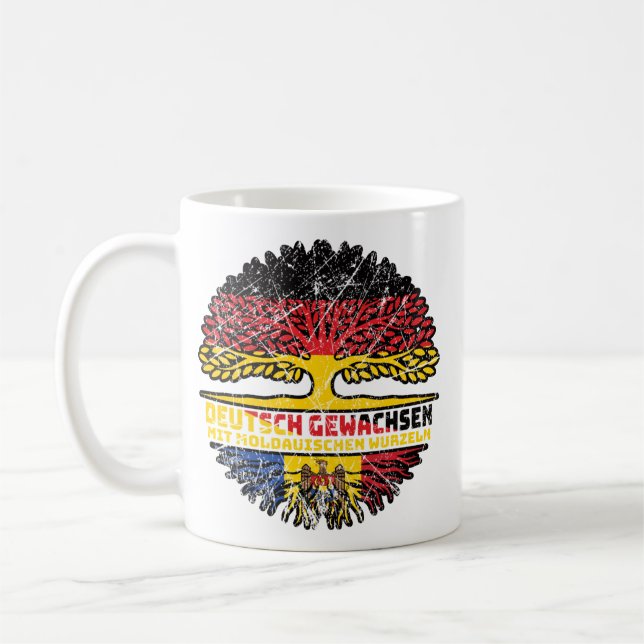 Moldau Moldauisch Deutsch Deutschland Baum Wurzel Kaffeetasse (Links)