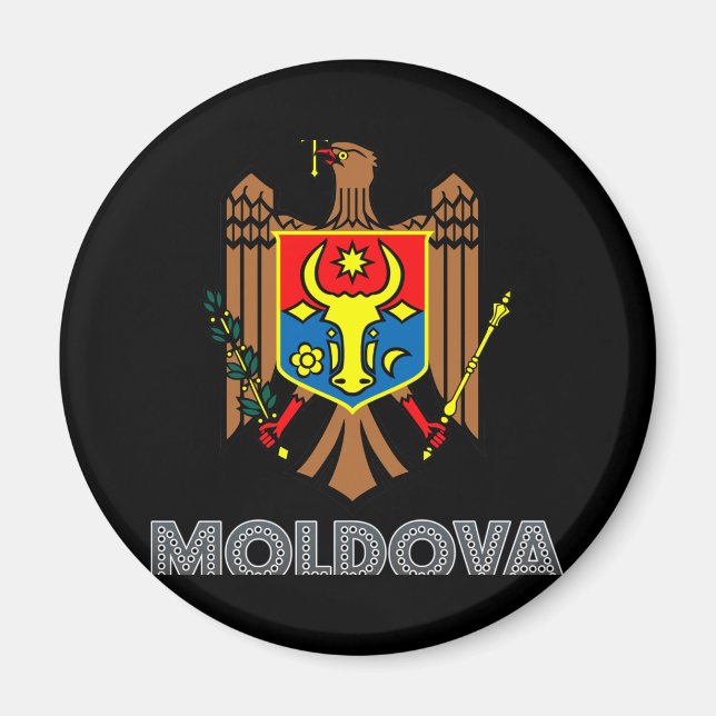 Moldauer Emblem Magnet (Vorne)