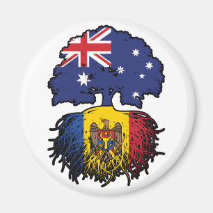 Moldava Moldawischer Australischer Australien Baum Magnet