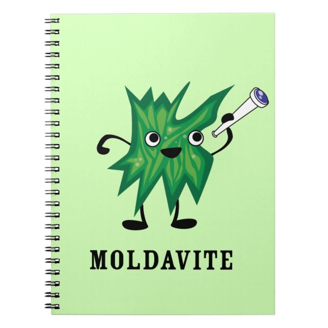 Moldavite Notizblock (Vorderseite)