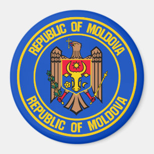 Moldawien-Rundemblem Magnet