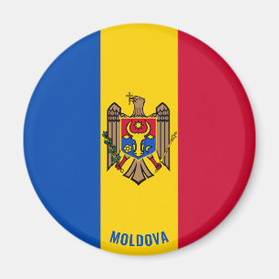 Moldawische Flagge Charming Patriotic Magnet