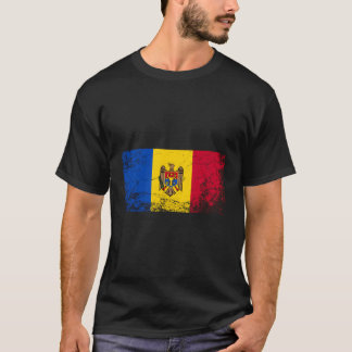 Moldawische Nationalflagge Vintage Moldawische Fla T-Shirt
