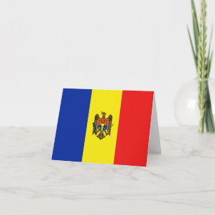 Moldova Flag Notecard Karte