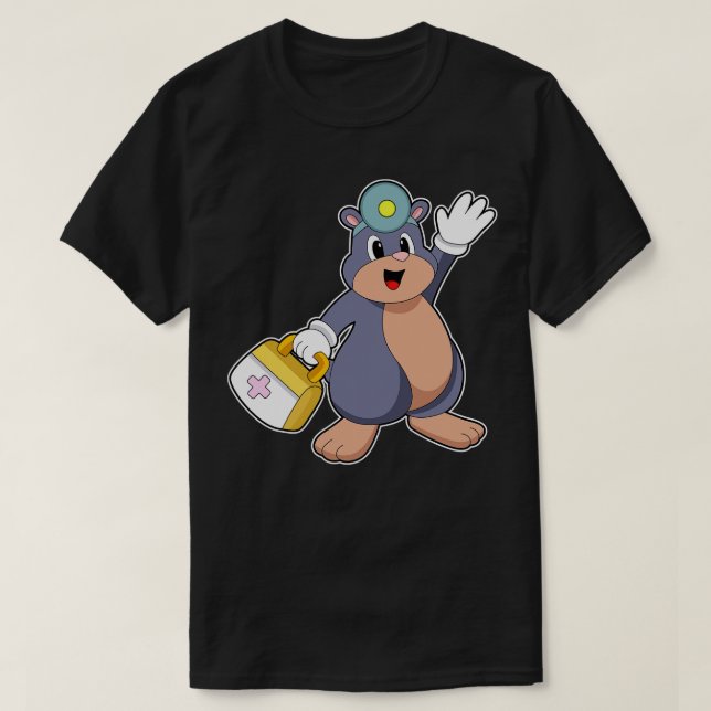 Mole as Nury mit Erste Hilfe Kit T-Shirt (Design vorne)
