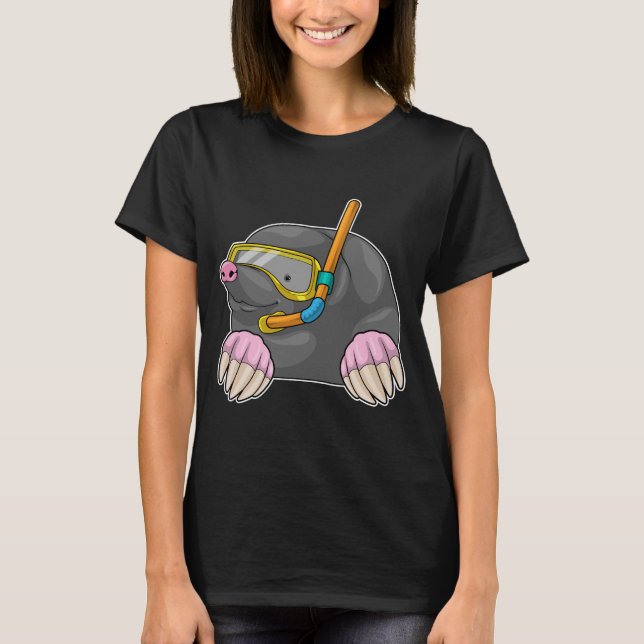 Mole Diver Snorkel T-Shirt (Vorderseite)