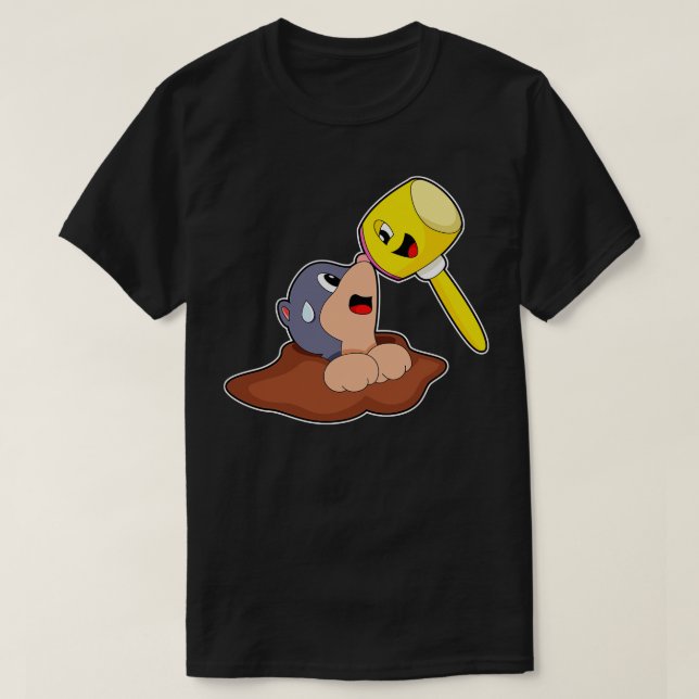 Mole Hammer T-Shirt (Design vorne)