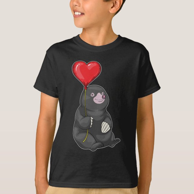 Mole Heart Balloon T-Shirt (Vorderseite)