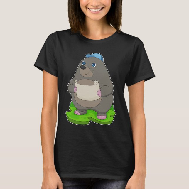 Mole Hiker Map T-Shirt (Vorderseite)