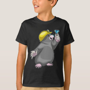 Mole Miner Juwelen-Mining T-Shirt