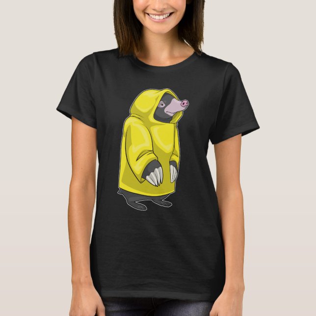 Mole Raincoat T-Shirt (Vorderseite)