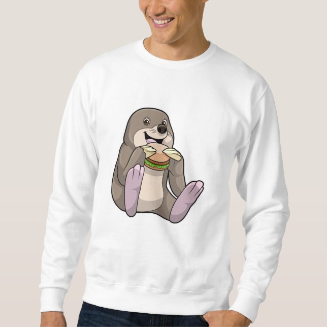 Mole Restaurant Burger Sweatshirt (Vorderseite)