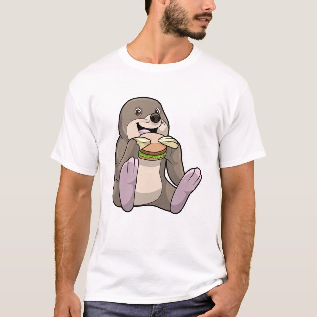Mole Restaurant Burger T-Shirt (Vorderseite)