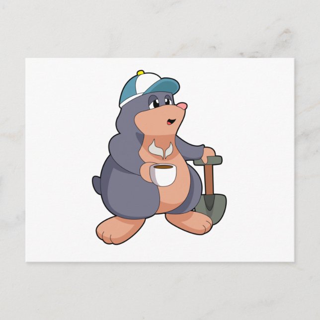 Mole Shovel Postkarte (Vorderseite)
