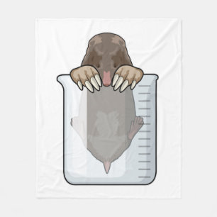 Mole with Measuring cup Fleecedecke