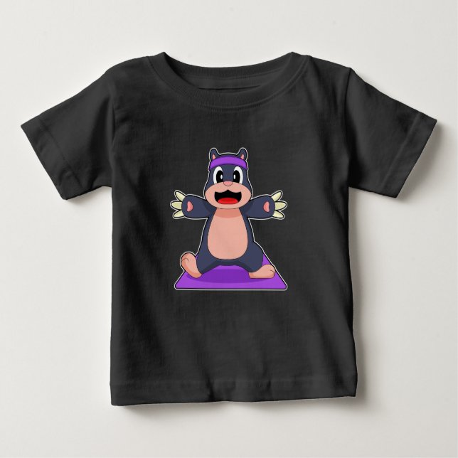 Mole Yoga Fitness Gymnastik Baby T-shirt (Vorderseite)