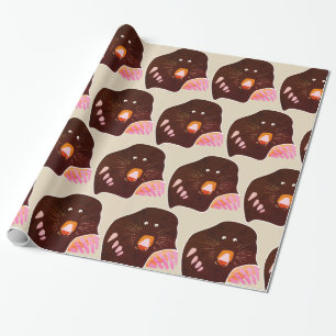 Mole Zeichne Wrapping Paper Geschenkpapier