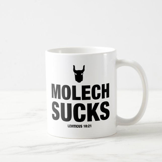 Molech ist zum Kotzen Tasse (Rechts)