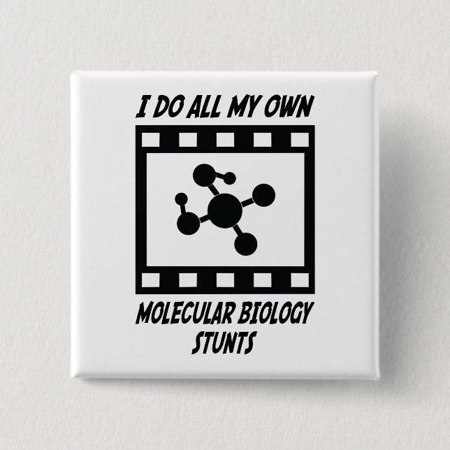 Molekularbiologie-Bremsungen Button (Vorderseite)