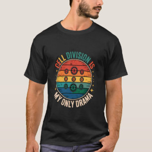 Molekularbiologie Retro Mitose Humor Nerd Zellteil T-Shirt