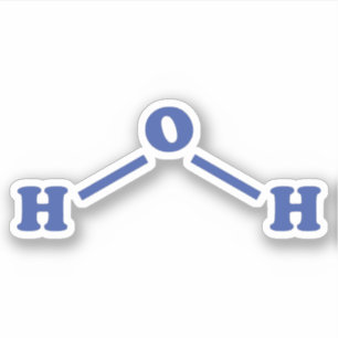 Molekulare chemische Formel Aufkleber
