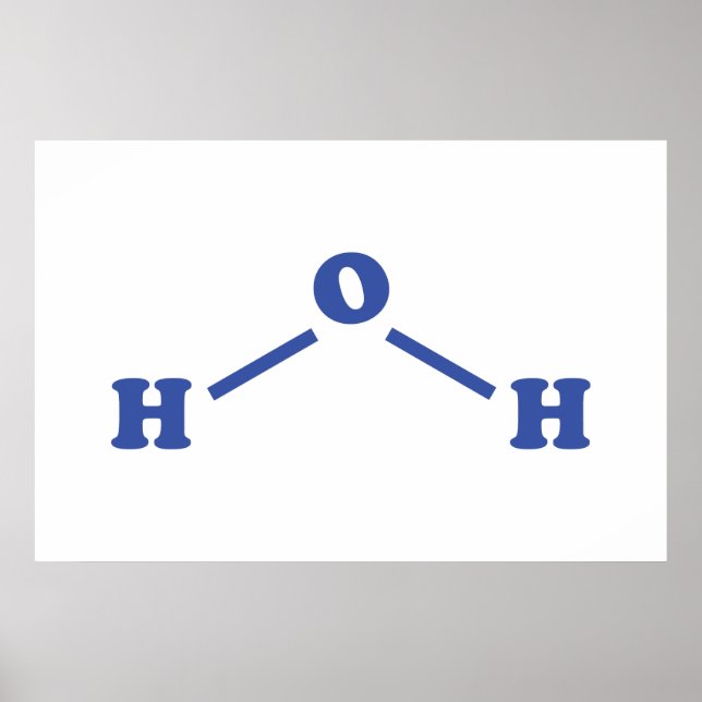 Molekulare chemische Formel Poster (Vorne)