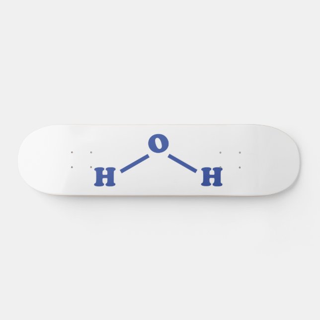 Molekulare chemische Formel Skateboard (Horizontal)