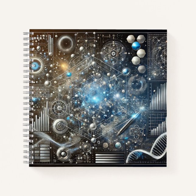 Molekulare Intelligenz & Wissenschaftliche Netzwer Notizbuch (Vorderseite)