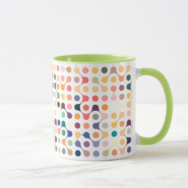 Molekulare Struktur-Muster Tasse (Rechts)