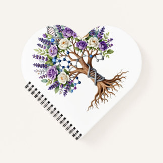 Molekularer Stammbaum der Lebenschemie und Biologi Notizbuch