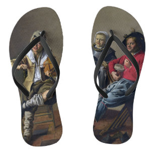 Molenaers" Musikmachend" Kunst-Sandalen Flip Flops