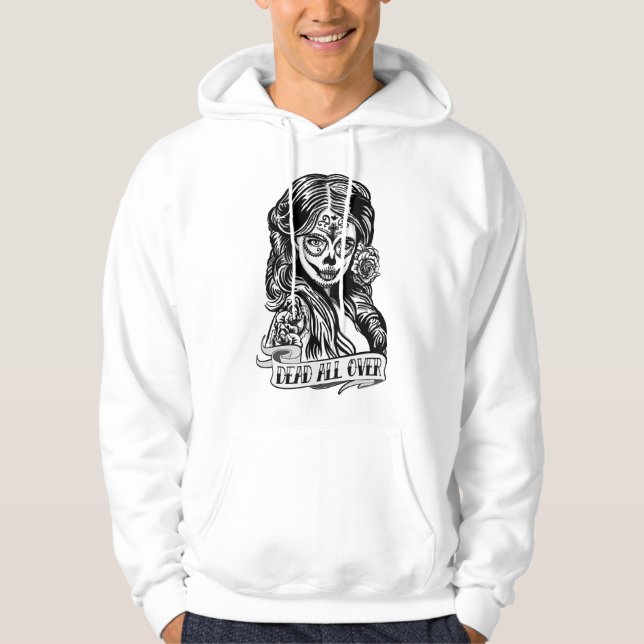 Moletom mit Kapuze Mexikanischer Totenkopf Dead Hoodie (Vorderseite)