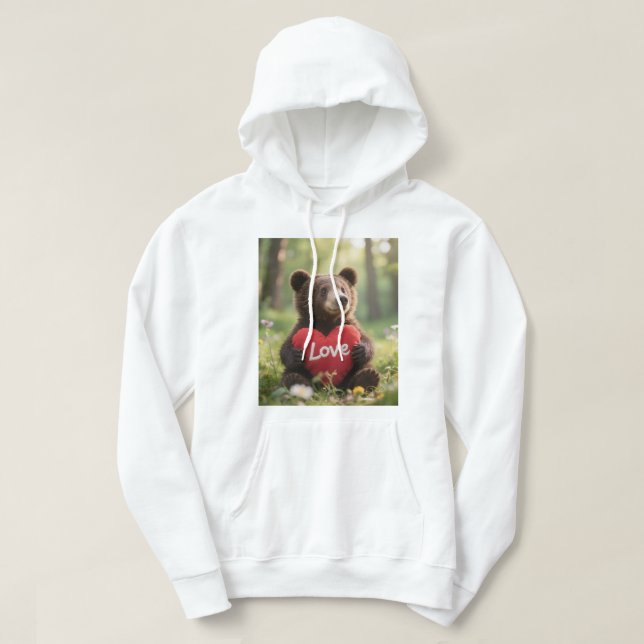 Moletom ursinho fofo hoodie (Design vorne)