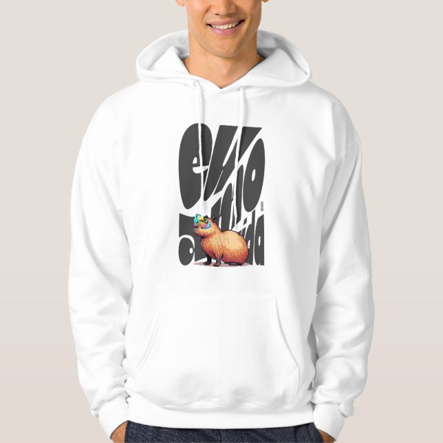 Moleton Capivara Eu Amo A Vida Hoodie (Vorderseite)