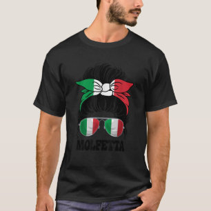 Molfetta Italien Italien Girl Messy Hair Italien T-Shirt