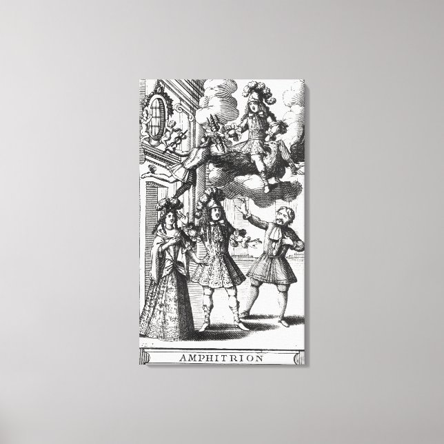 Moliere "Amphitryon" Leinwanddruck (Vorderseite)